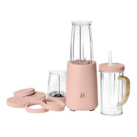 Personal Blender Set with 12 Pieces, 240 W (Color: Rose)